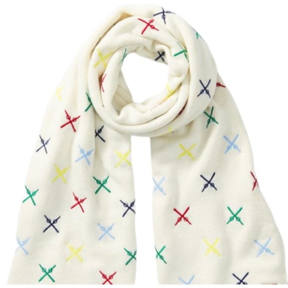 Mark & Graham Multicolor Embroidered Ski Scarf - Picture 3 of 10